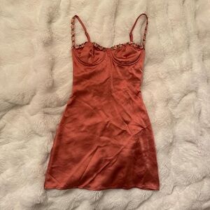 Princess Polly Rust Mini Dress